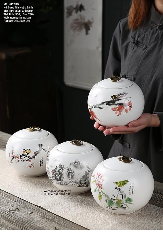 HŨ ĐỰNG TRÀ HOẶC BÁNH